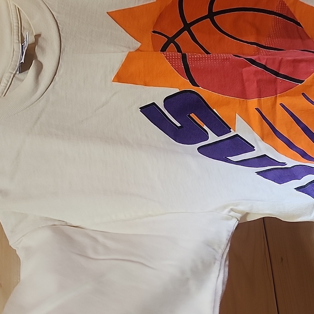 Vintage Phoenix Suns Graphic T-Shirt Size Large AllSport Proweight - Picture 4 of 8
